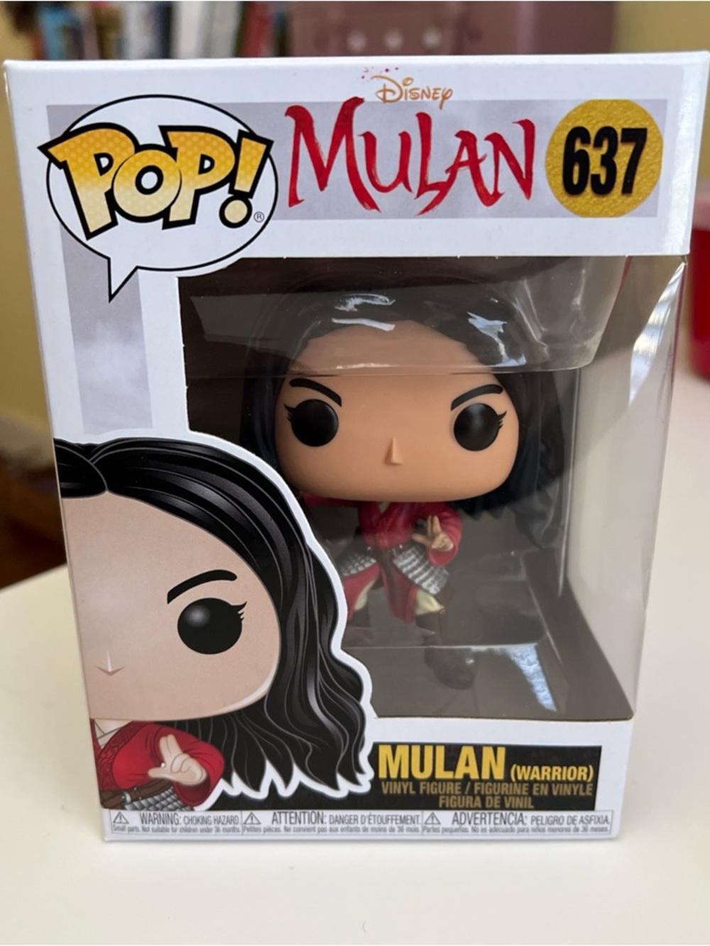 NEW Disney Mulan Warrior Funko Pop! #637